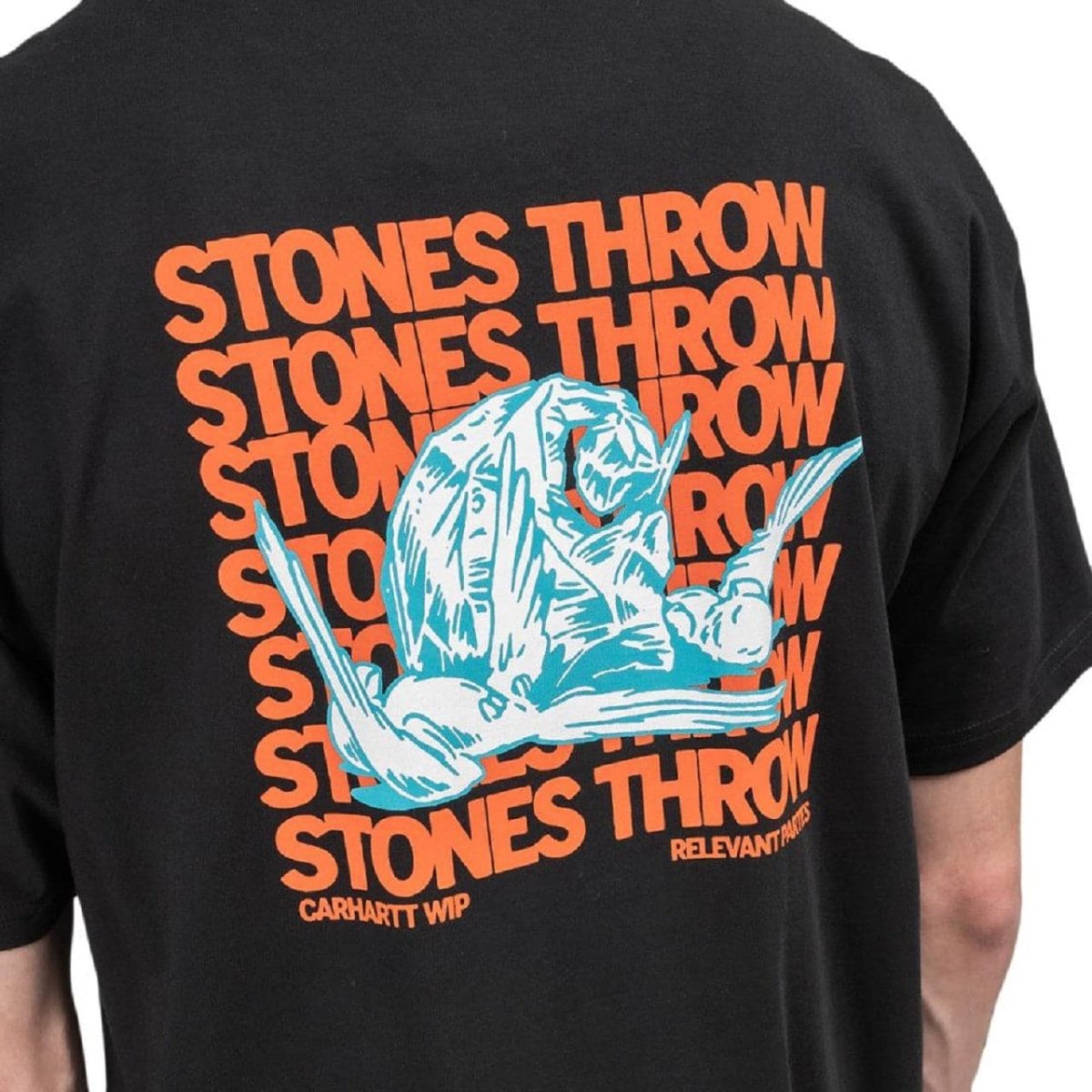 Carhartt WIP x Relevant Parties Stones Throw T-Shirt (Schwarz)  - Allike Store