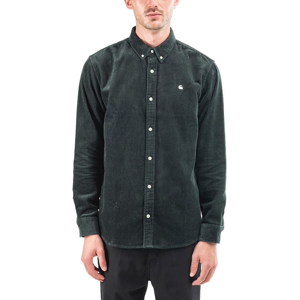 Carhartt WIP Madison Cord Shirt (Dunkelgrün)  - Allike Store