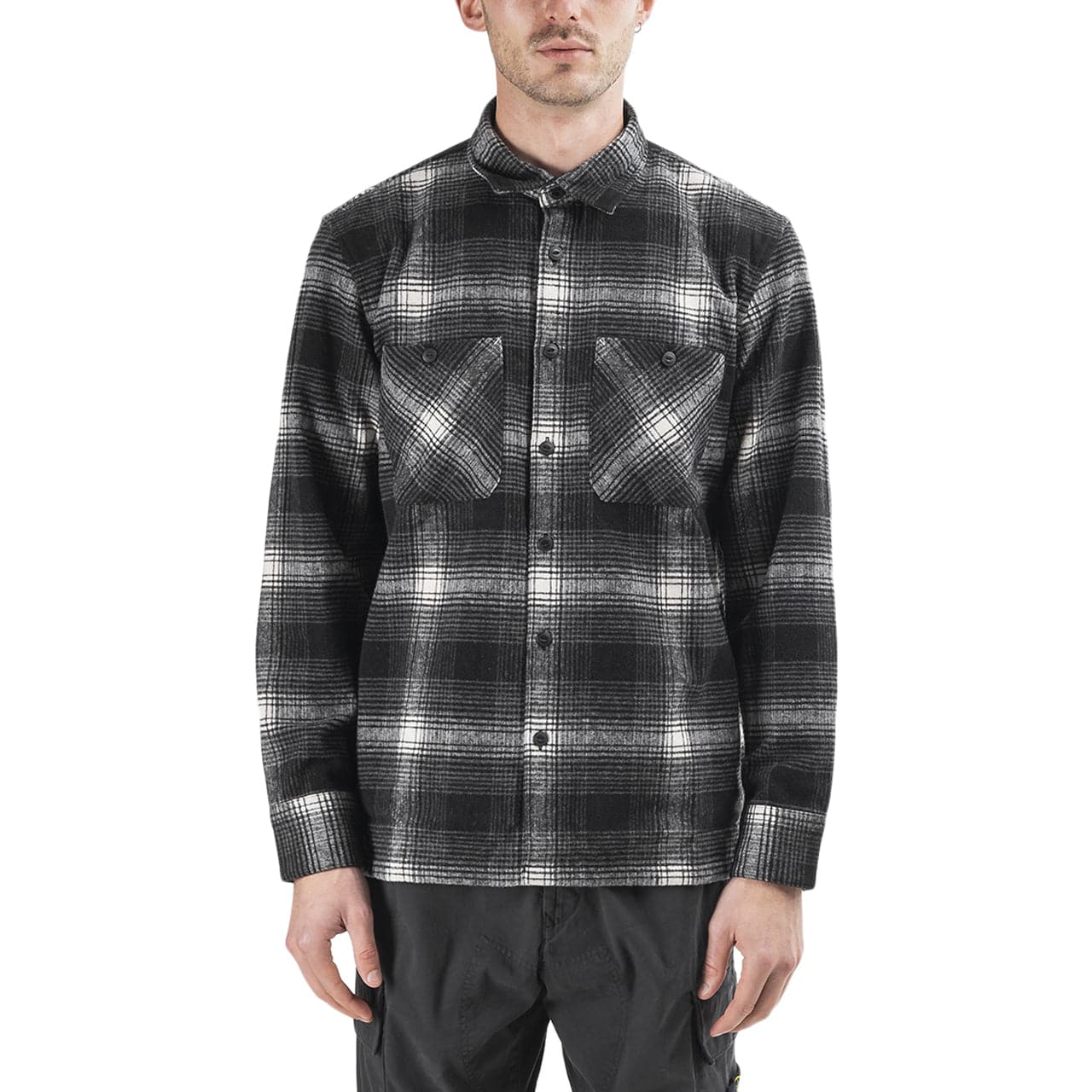 Carhartt WIP Nigel Shirt (Schwarz / Grau)  - Allike Store