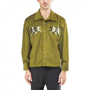 Carne Bollente Double Penelope Shirt (Olive)  - Allike Store