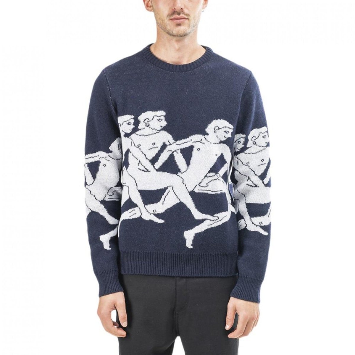 Carne Bollente Marassthoniens Sweater (Navy)  - Allike Store