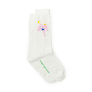 Carne Bollente Midnight Man Snack Socks (Weiß)  - Allike Store