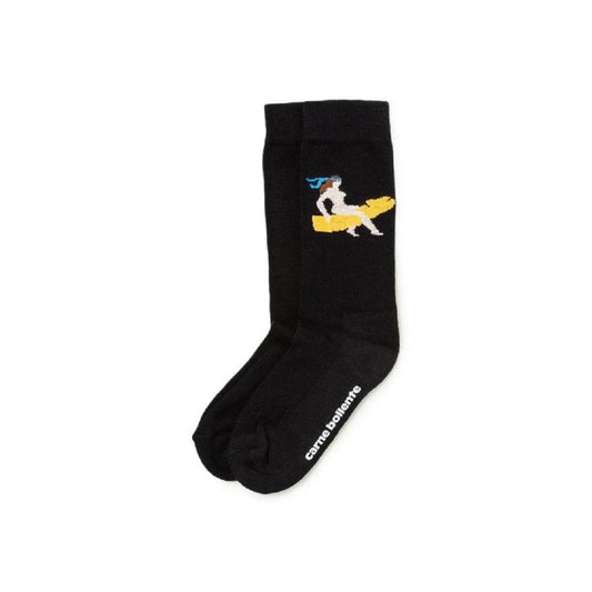 Carne Bollente Sofia Ejacula Socks (Schwarz)  - Allike Store