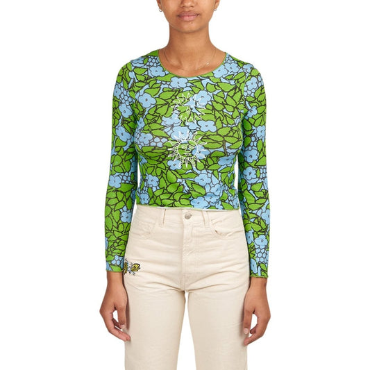 Carne Bollente Under The Leaves Longsleeve (Grün / Blau)  - Allike Store