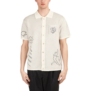 Carne Bollente Upside Down Shirt (Creme)  - Allike Store