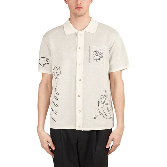 Carne Bollente Upside Down Shirt (Creme)  - Allike Store