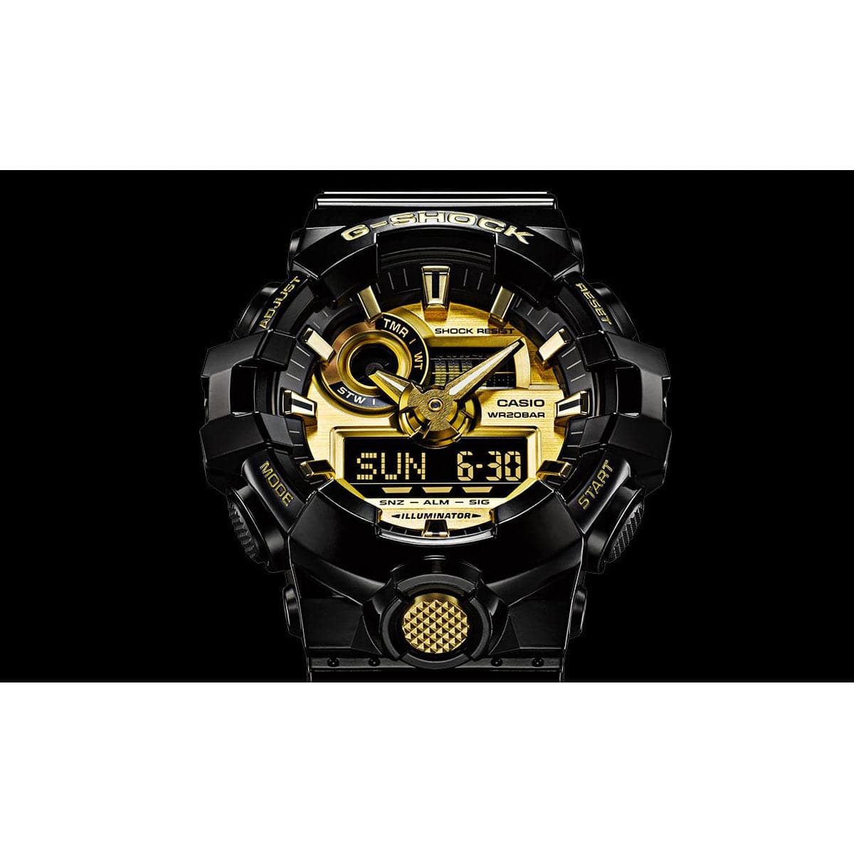 G shock black and best sale gold price