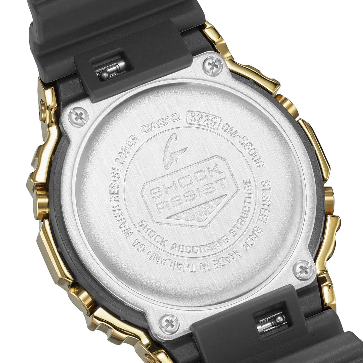 Casio g clearance shock steel gold