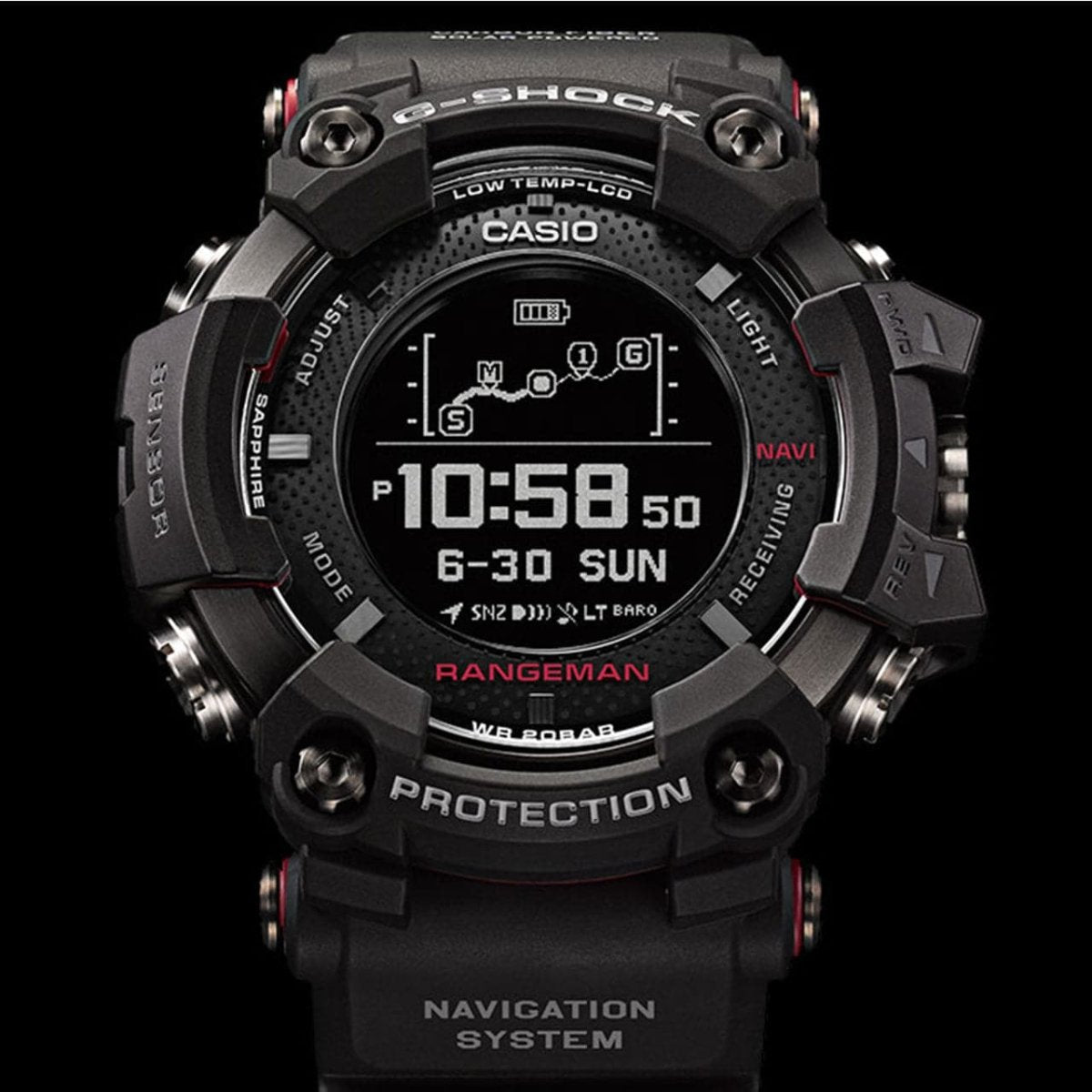 Casio G-Shock Rangeman GPR-B1000-1ER (Schwarz)