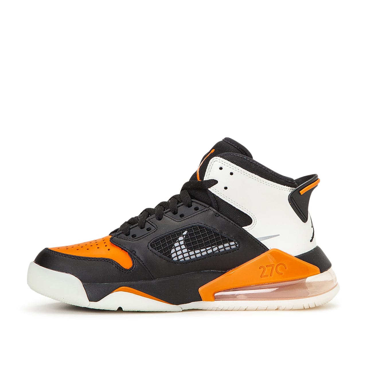 Air jordan Mars 270 (White / Black / Orange) CD7070-008 â Allike Store