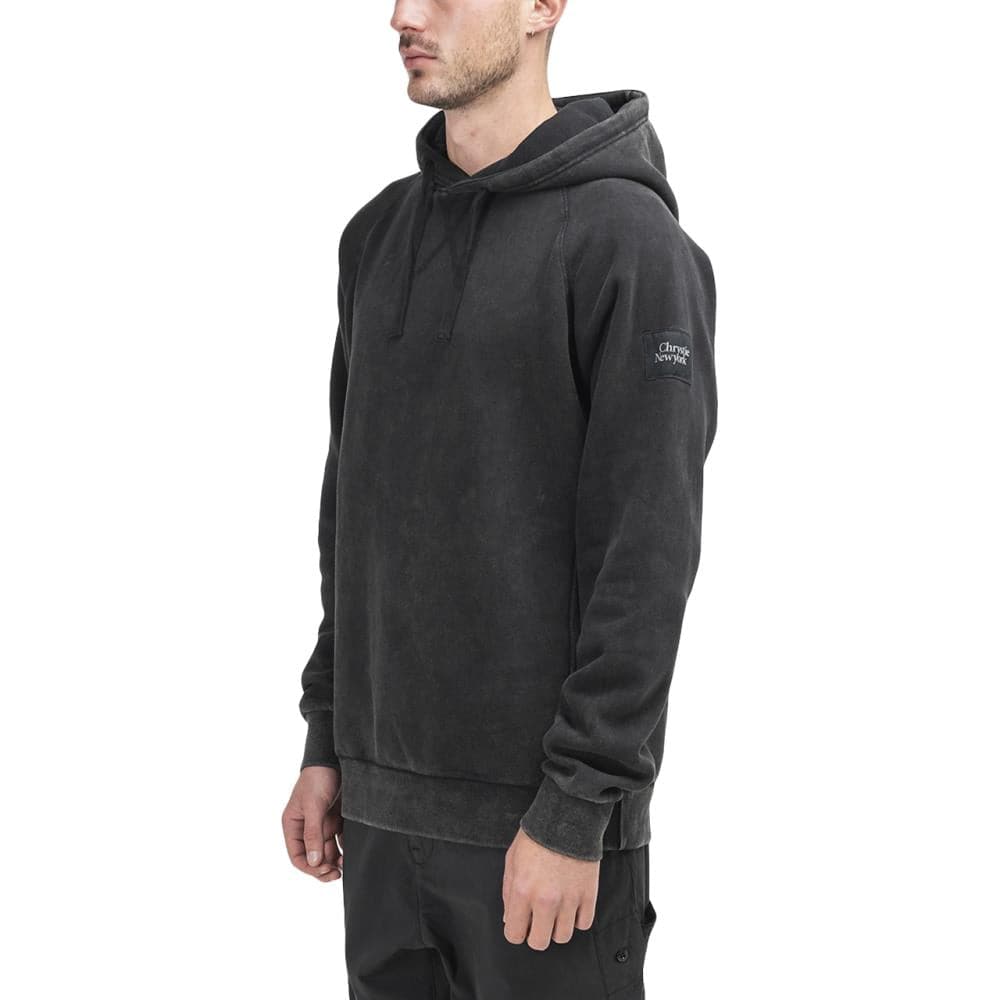 Chrystie NYC Acid Wash Hoodie (Schwarz)  - Allike Store