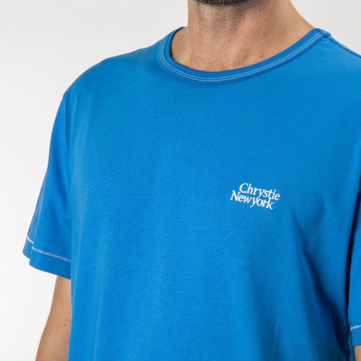Chrystie NYC Chrystie Premium Newyork T-Shirt (Blau)  - Allike Store
