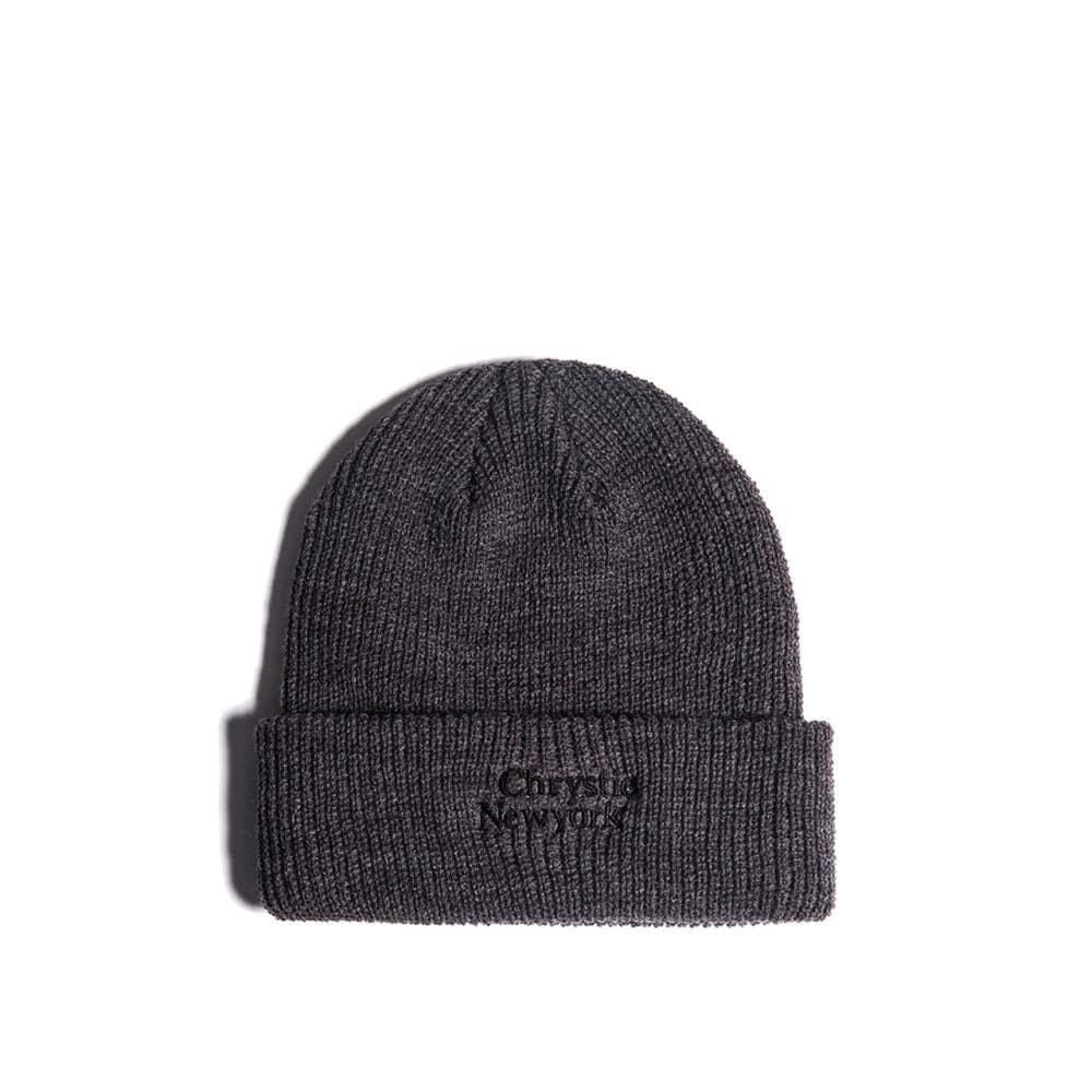Chrystie NYC Classic Logo Beanie (Dunkelgrau)  - Allike Store
