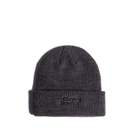 Chrystie NYC Classic Logo Beanie (Dunkelgrau)  - Allike Store