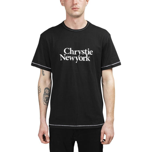 Chrystie NYC Classic Logo T-Shirt (Schwarz)  - Allike Store