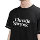 Chrystie NYC Classic Logo T-Shirt (Schwarz)  - Allike Store