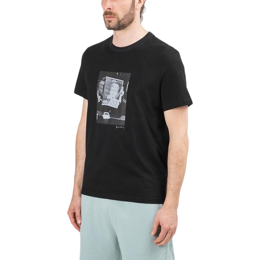 Chrystie NYC Quentin De Briey Photo T-Shirt (Schwarz)  - Allike Store