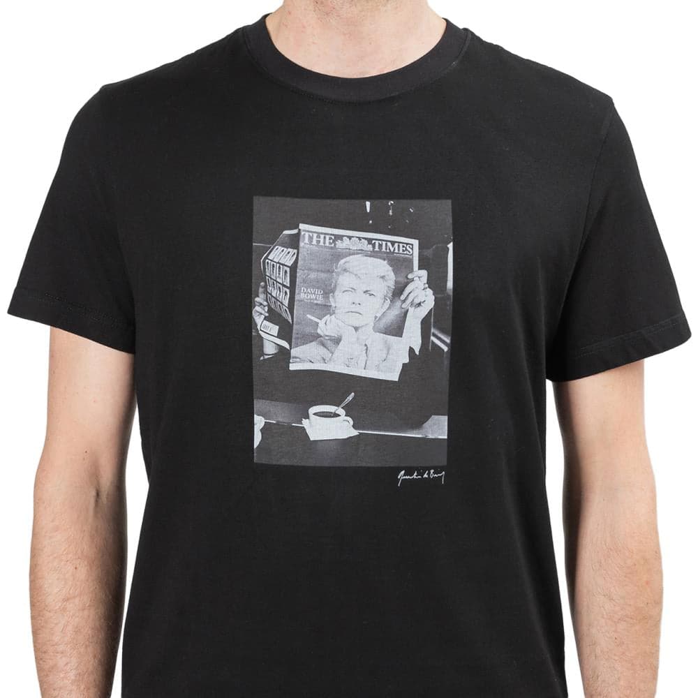 Chrystie NYC Quentin De Briey Photo T-Shirt (Schwarz)  - Allike Store