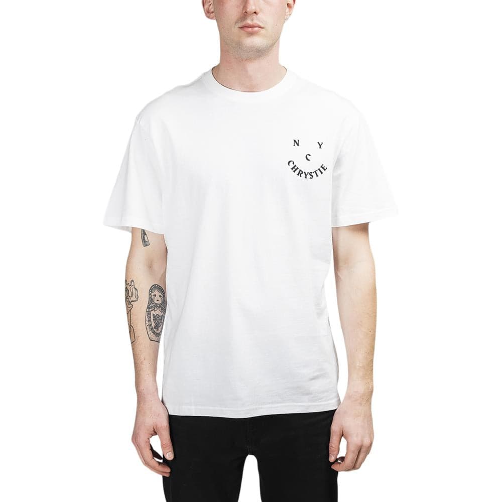 Chrystie NYC Smile Logo T-Shirt (Weiß)  - Allike Store