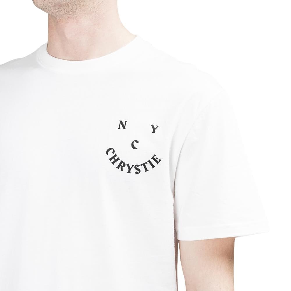 Chrystie NYC Smile Logo T-Shirt (Weiß)  - Allike Store