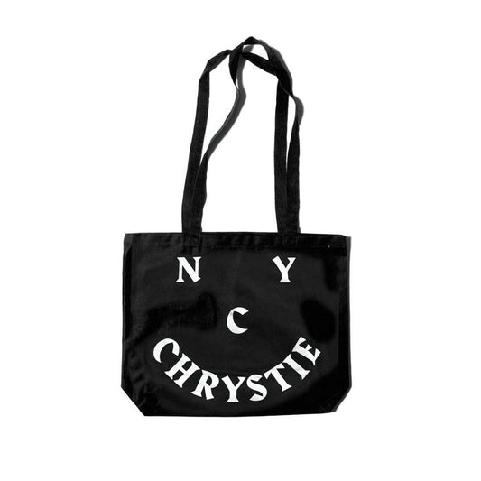 Chrystie NYC Smile Logo Tote Bag (Schwarz)  - Allike Store