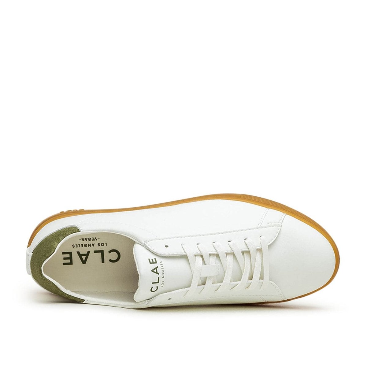 Clae Bradley Vegan (Weiß / Oliv / Gum)  - Allike Store