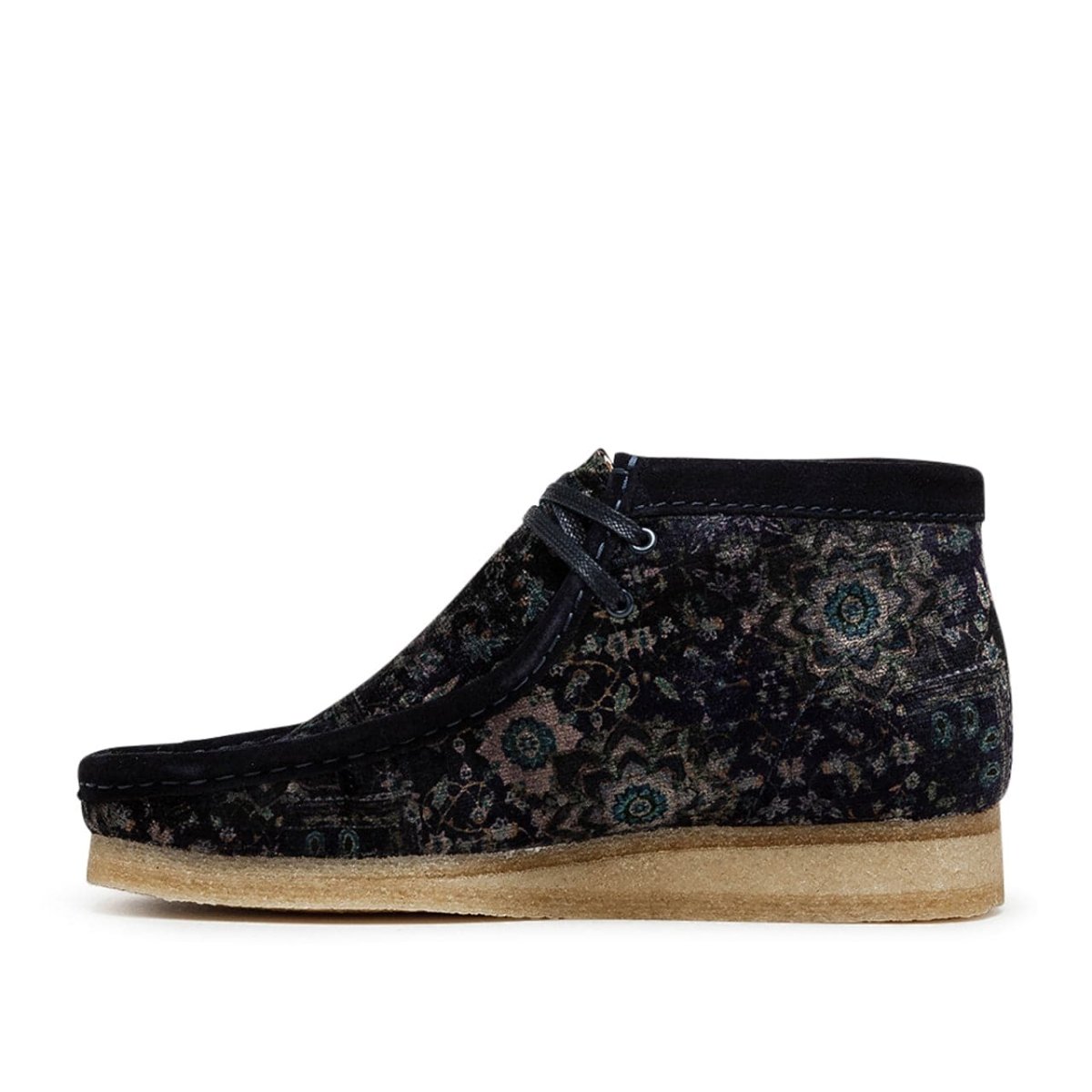 Clarks Originals Wallabee Boot Navy Velvet (Navy)  - Allike Store