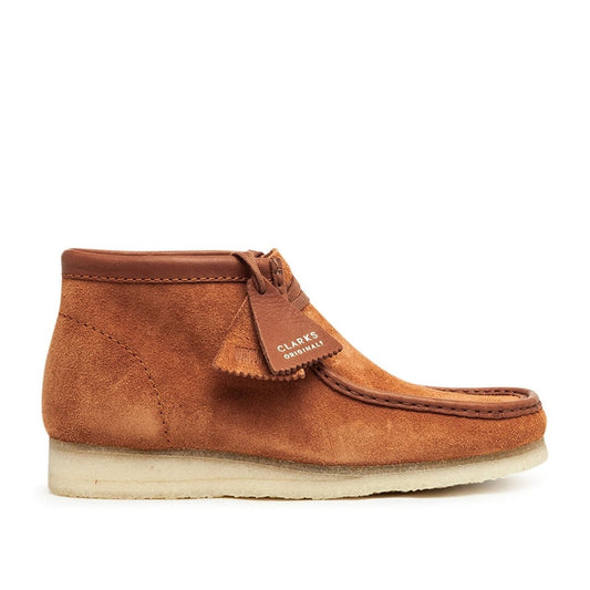 Clarks Originals Wallabee Boot Tan Hairy Suede (Braun)  - Allike Store