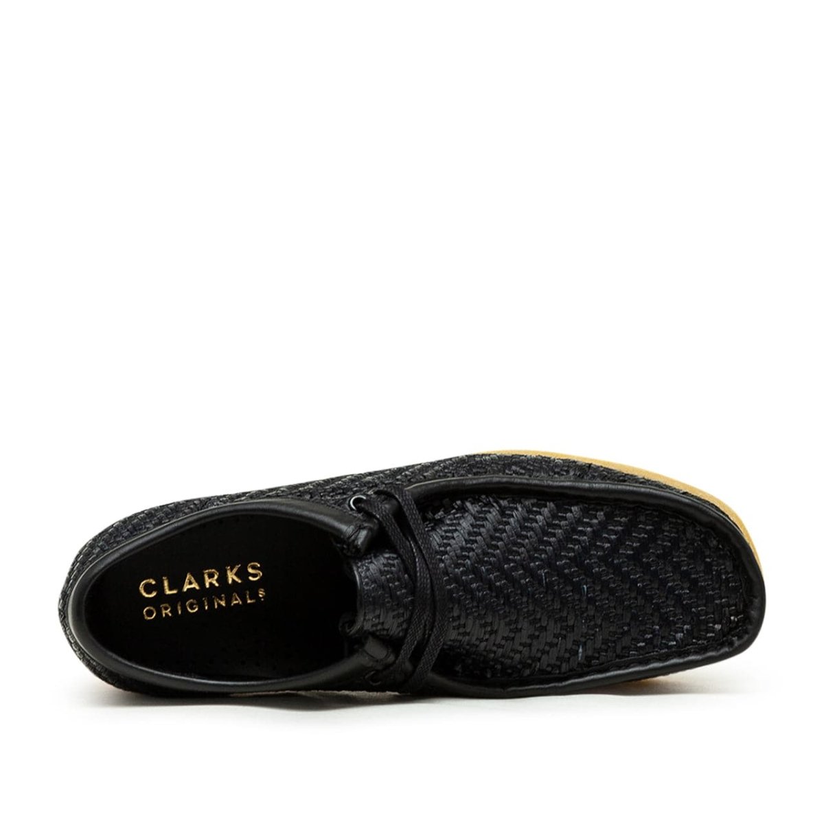 Clarks Originals Wallabees Black Raffia (Schwarz)  - Allike Store