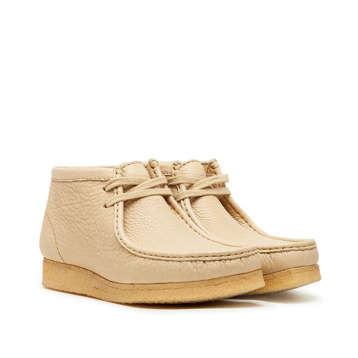 Clarks Originals x Sporty & Rich Wallabee Boot (Beige)  - Allike Store