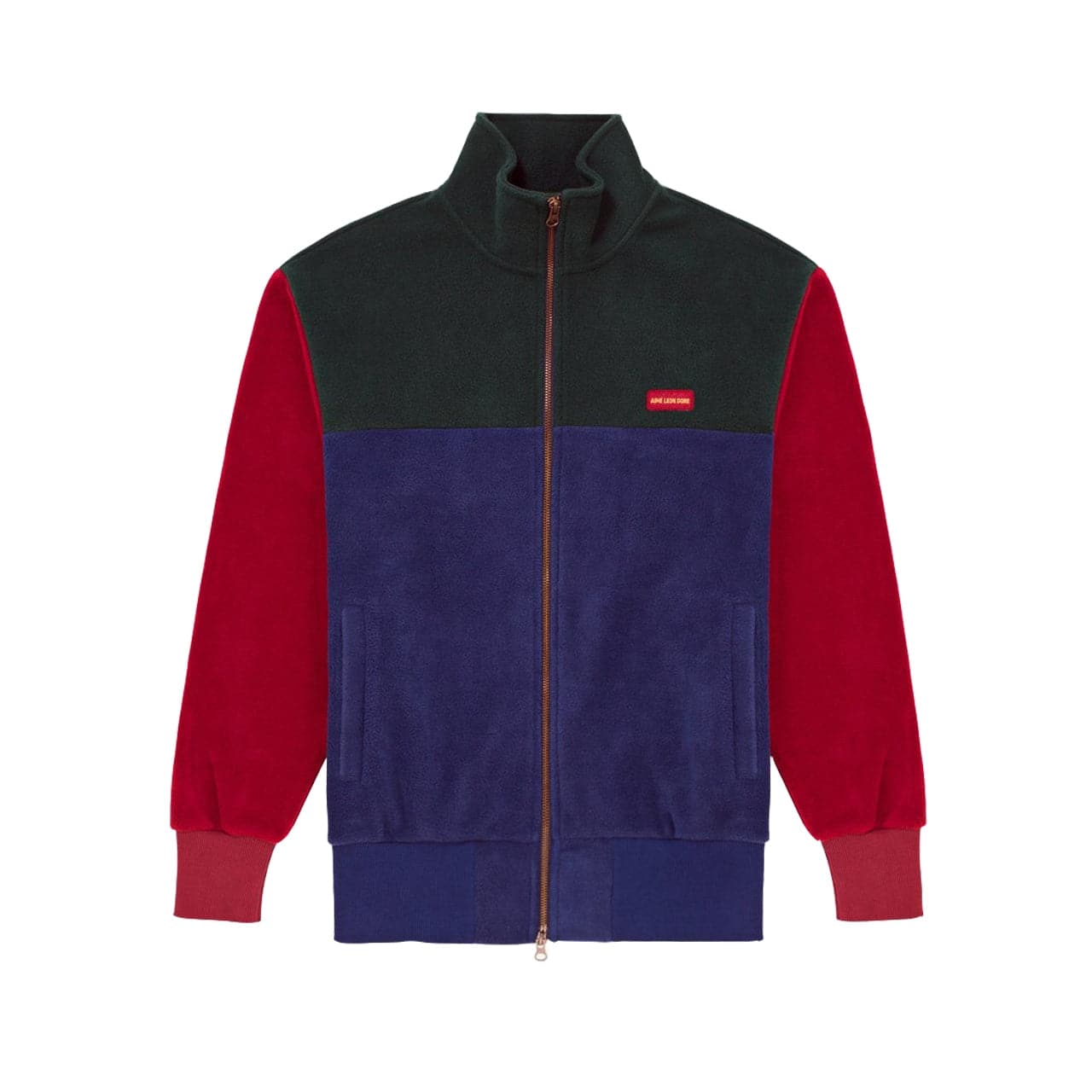 Aimé Leon Dore Full Zip Polar Fleece Jacket (Multi) FW18-00786
