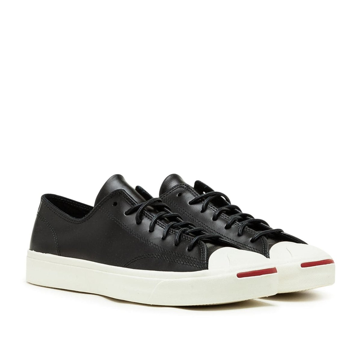 Converse Jack Purcell Leather OX (Schwarz / Weiß)  - Allike Store