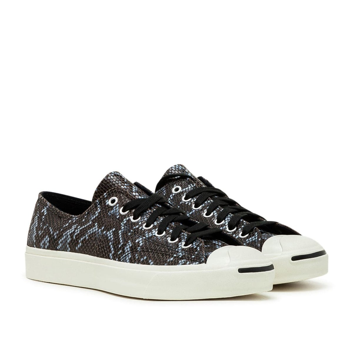 Converse Jack Purcell OX Archive Reptile Low Black Blue