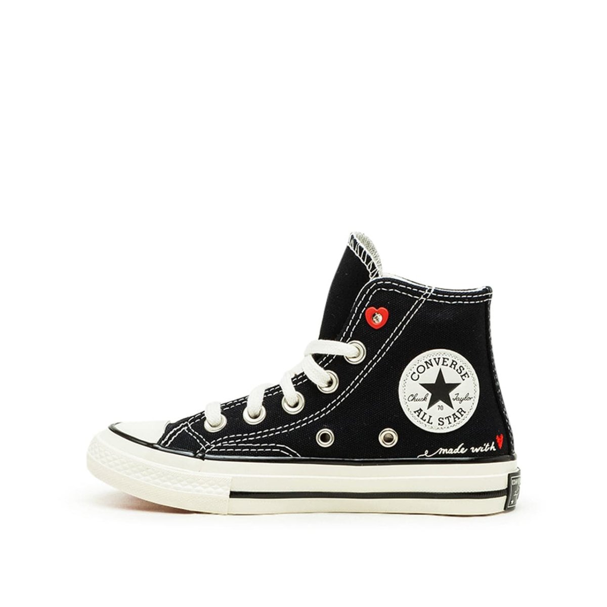 Converse Kids Chuck 70 Hi Valentines Day Black White