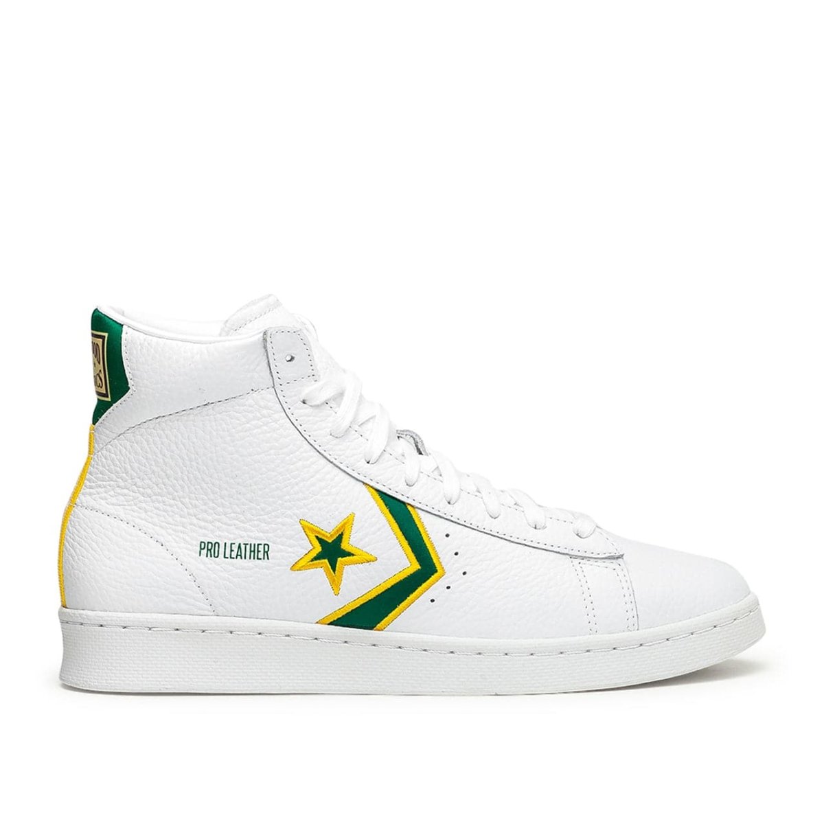 Converse Pro Leather Celtics White Yellow Green 167061C Allike Store