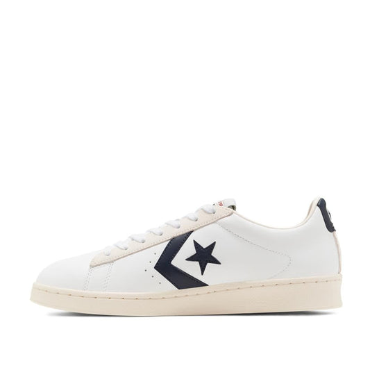 Converse Pro Leather Low Top (Weiß / Navy)  - Allike Store