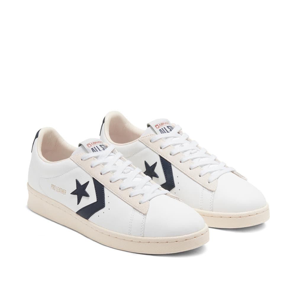 Schurk kennisgeving bus Converse Pro Leather Low Top (White / Navy Blue) 167969C – Allike Store