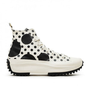 Converse Run Star Hike Platform Polka (Weiss / Schwarz)  - Allike Store