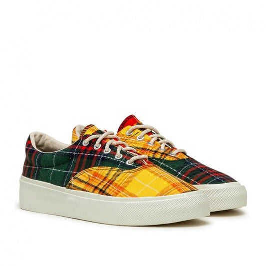 Converse Skid Grip OX 'Twisted Plaid' (Grün / Multi)  - Allike Store