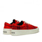 Converse Skid Grip OX 'Twisted Plaid' (Rot / Multi)  - Allike Store
