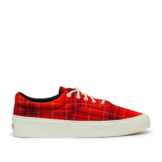 Converse Skid Grip OX 'Twisted Plaid' (Rot / Multi)  - Allike Store