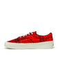 Converse Skid Grip OX 'Twisted Plaid' (Rot / Multi)  - Allike Store