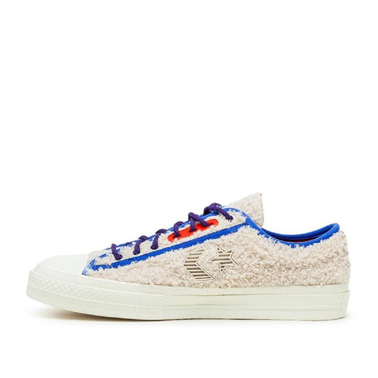 Converse Star Player OX 'Retro Sherpa' (Cream / Blau)  - Allike Store
