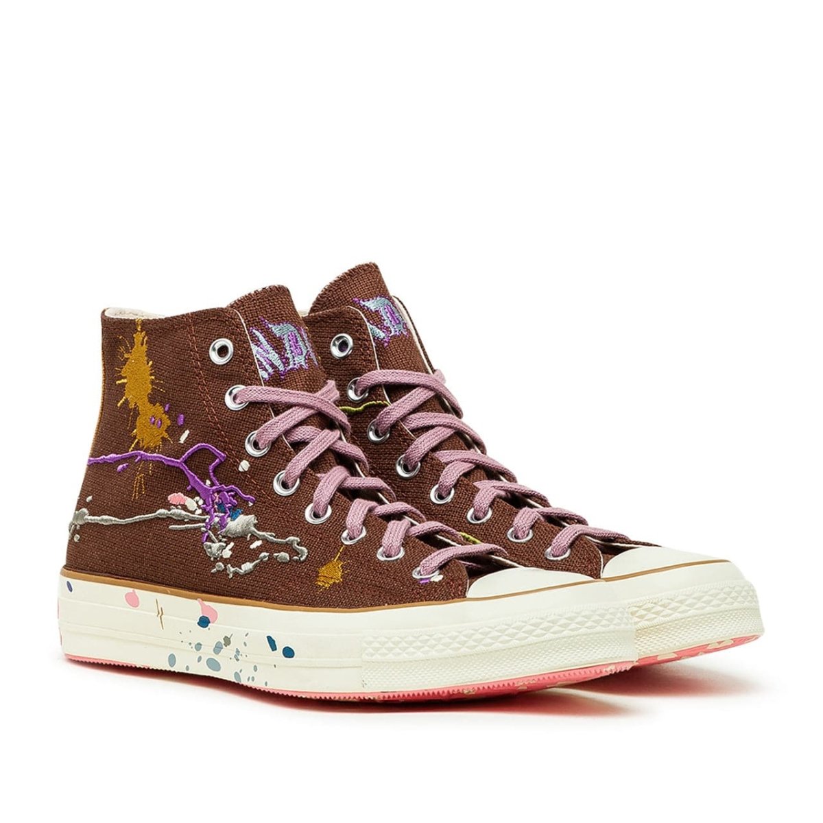 Converse x Bandulu Chuck 70 High (Braun / Weiß / Pink)  - Allike Store