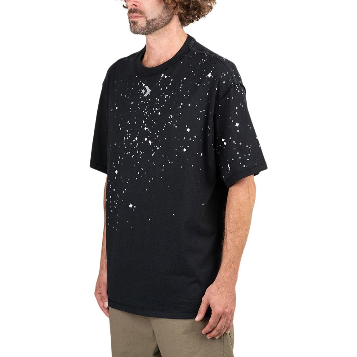 Converse x Barriers Court Ready Crossover Tee (Schwarz)  - Allike Store