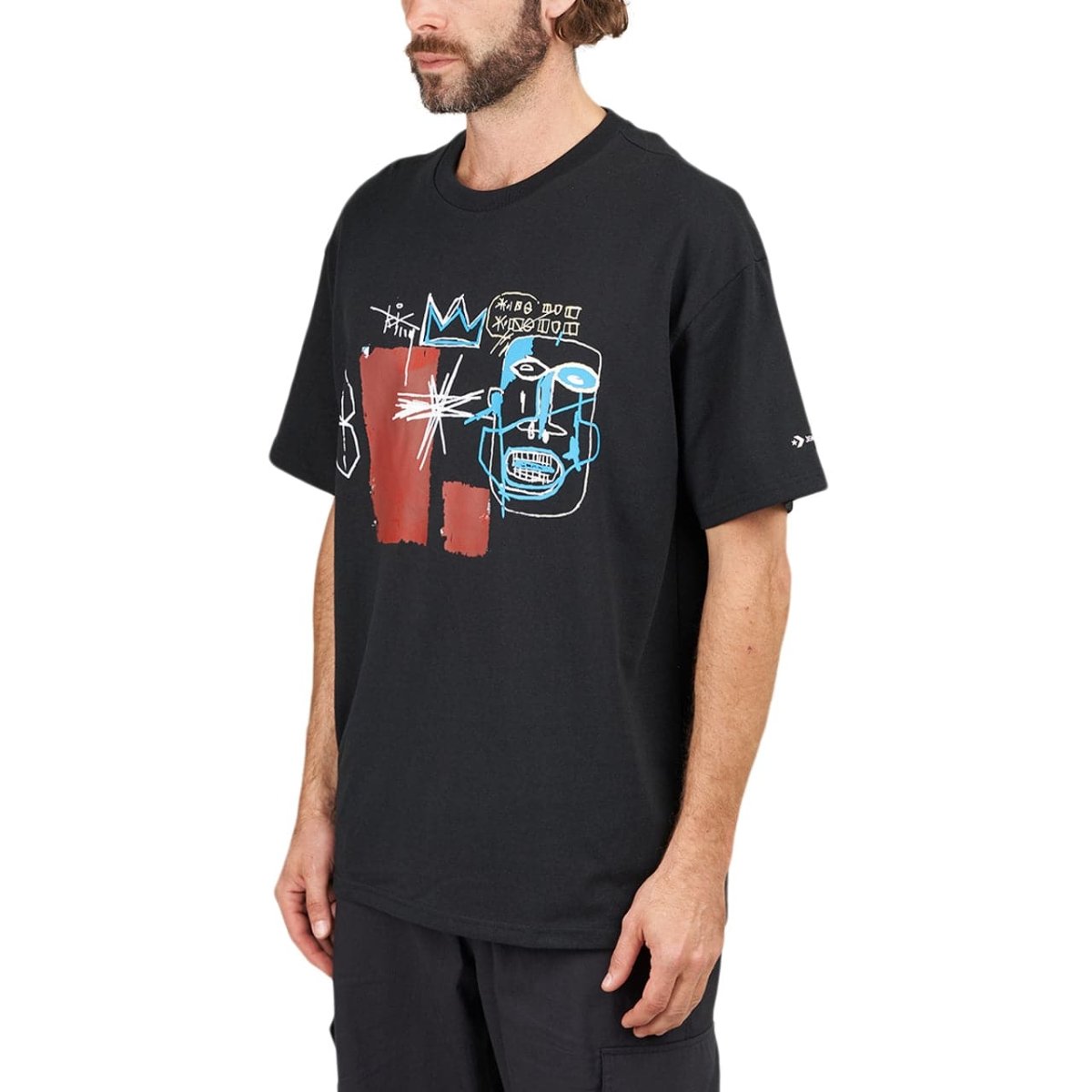 Converse x Basquiat Kings of Egypt III T-Shirt (Schwarz)  - Allike Store