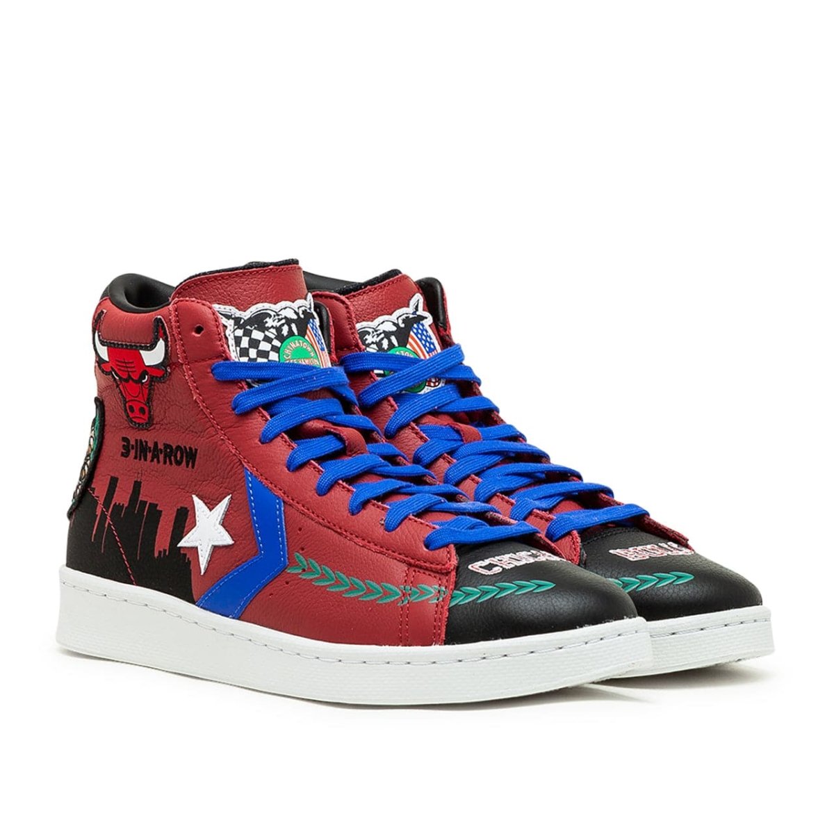 Converse x Chinatown Market Chicago Bulls Championship Jacket Pro Leather Hi Red 171241C Allike Store