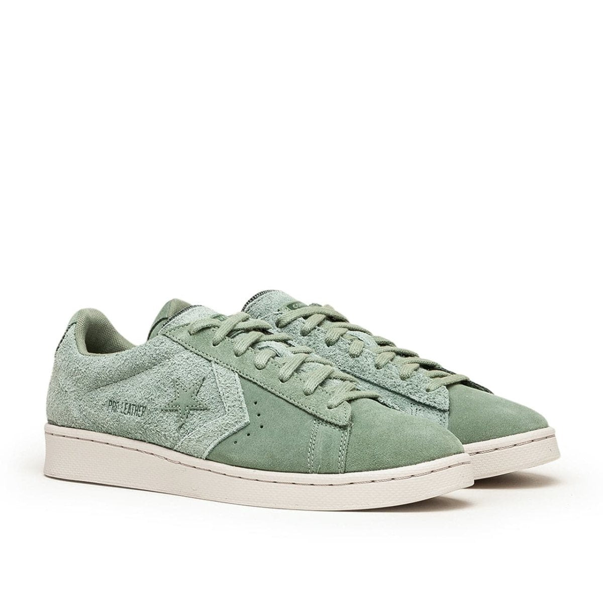 Converse x Earth Tone Suede Pro Leather OX (Blassgrün)  - Allike Store