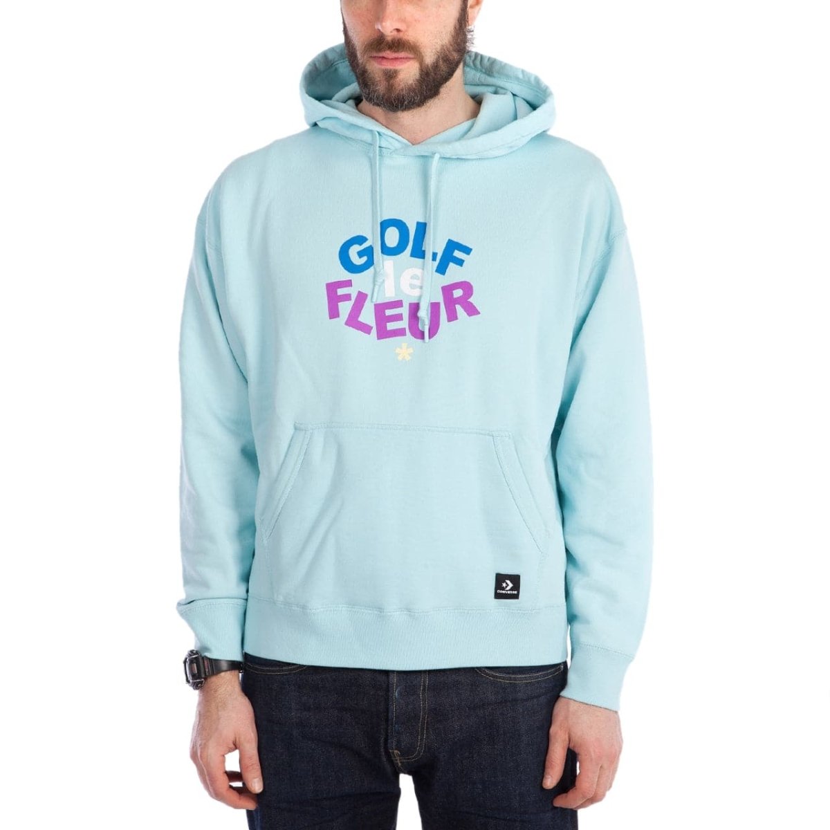 Converse x Golf Le Fleur Essentials Hoodie (Hellblau)  - Allike Store