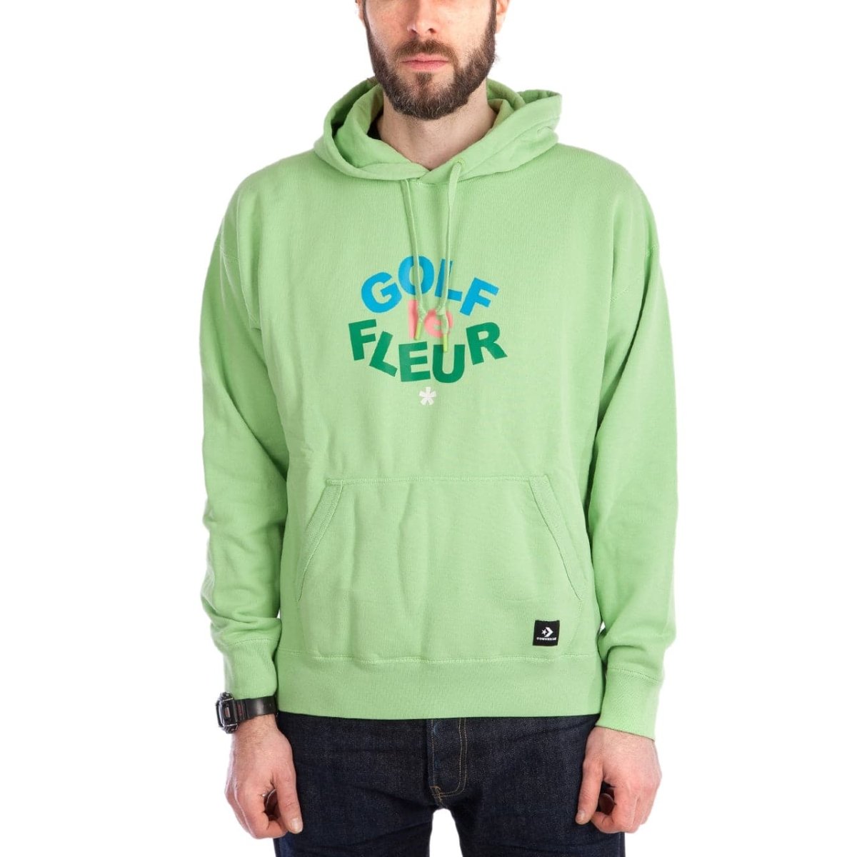Converse x Golf Le Fleur Essentials Hoodie (Jade Lime)  - Allike Store